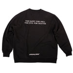 Load image into Gallery viewer, CHERRY DISCOTHEQUE - TOO SAINT SWEATER IN ONYX BLACK
