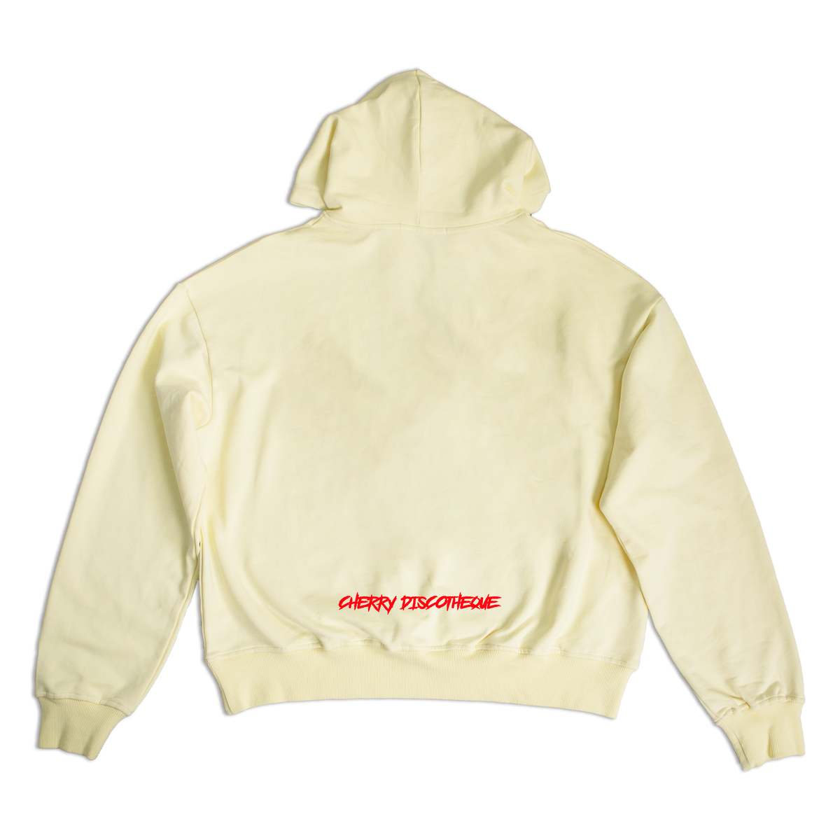 blank cream hoodie