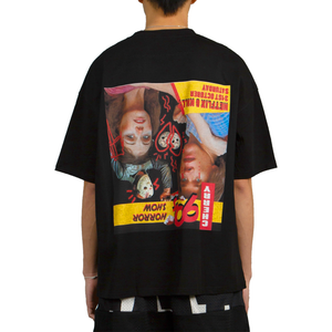 90S NICETIES HORROR SHOW TEE IN BLACK