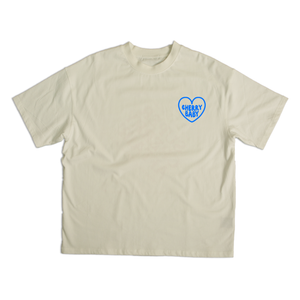 CHERRY BABY TEE IN CREAM