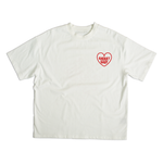 Load image into Gallery viewer, CHERRY BABY TEE IN WHITE
