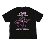 Load image into Gallery viewer, CHERRY BABY TEE IN BLACK
