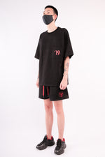 Load image into Gallery viewer, CHERRY DISCOTHEQUE - VIRUS OVERSIZE TEE IN BLACK
