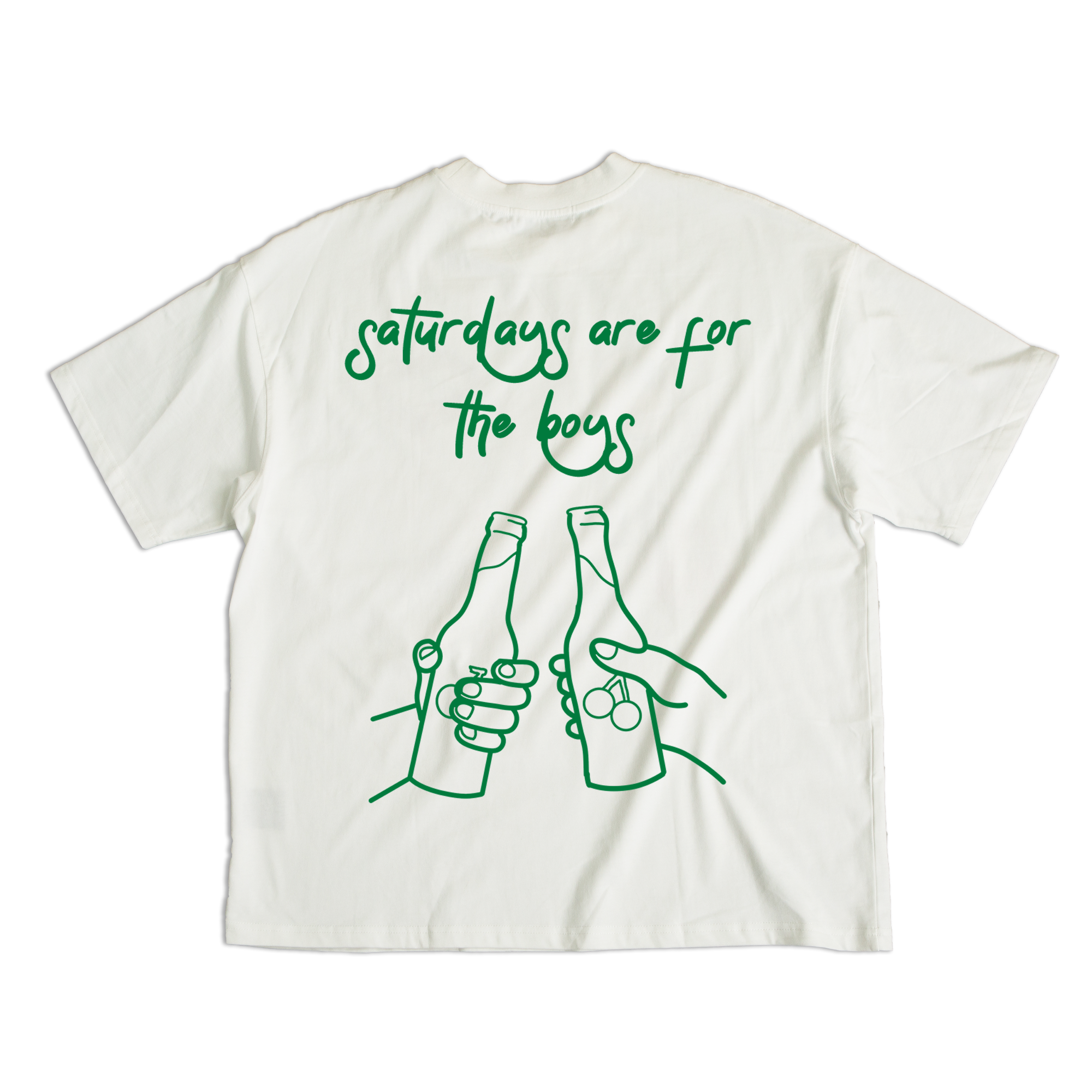 SATURDAY BOYS TEE IN WHITE