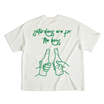 Load image into Gallery viewer, SATURDAY BOYS TEE IN WHITE
