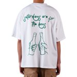 Load image into Gallery viewer, SATURDAY BOYS TEE IN WHITE
