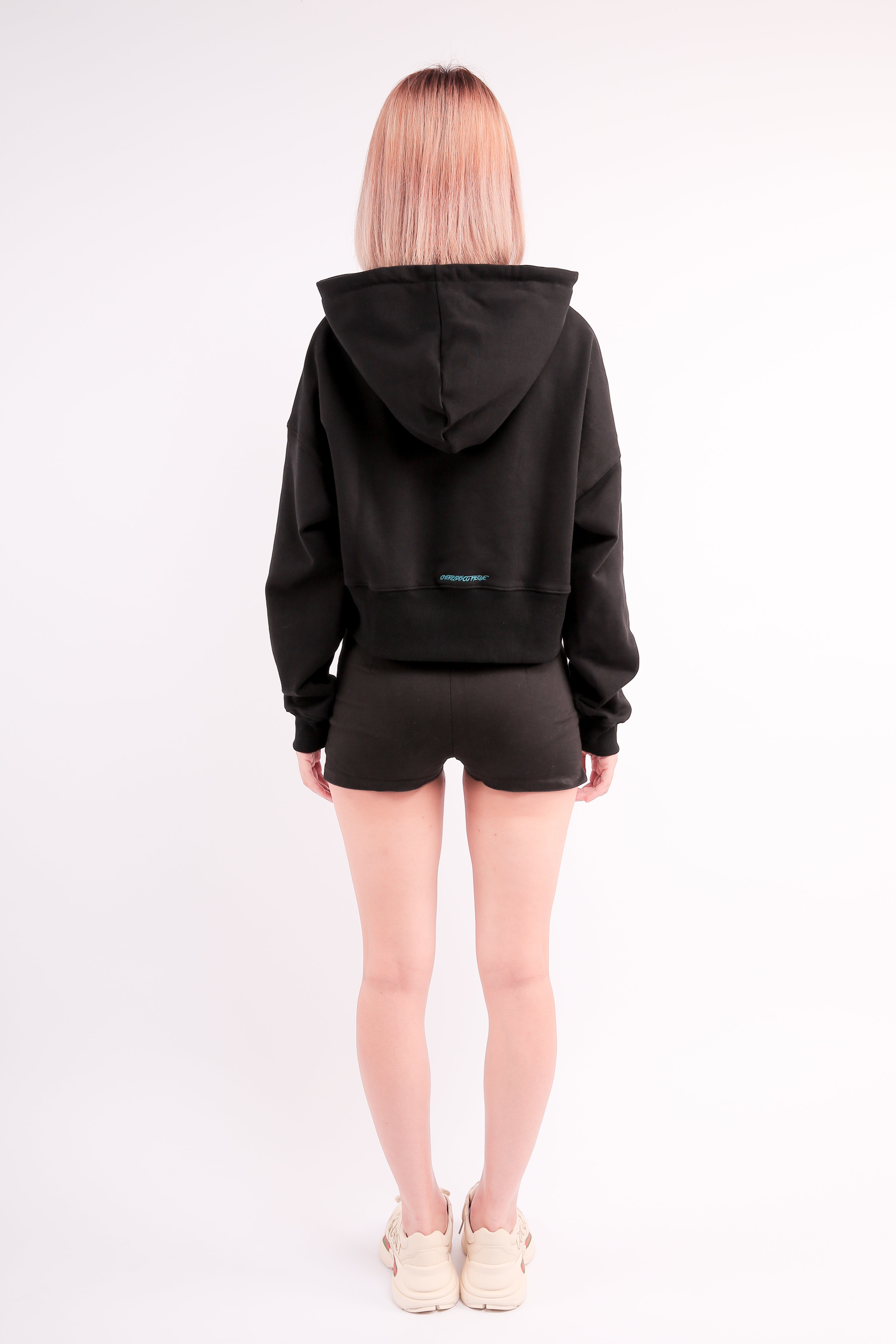 CHERRY DISCOTHEQUE - FLASHDANCE CROP HOODIE