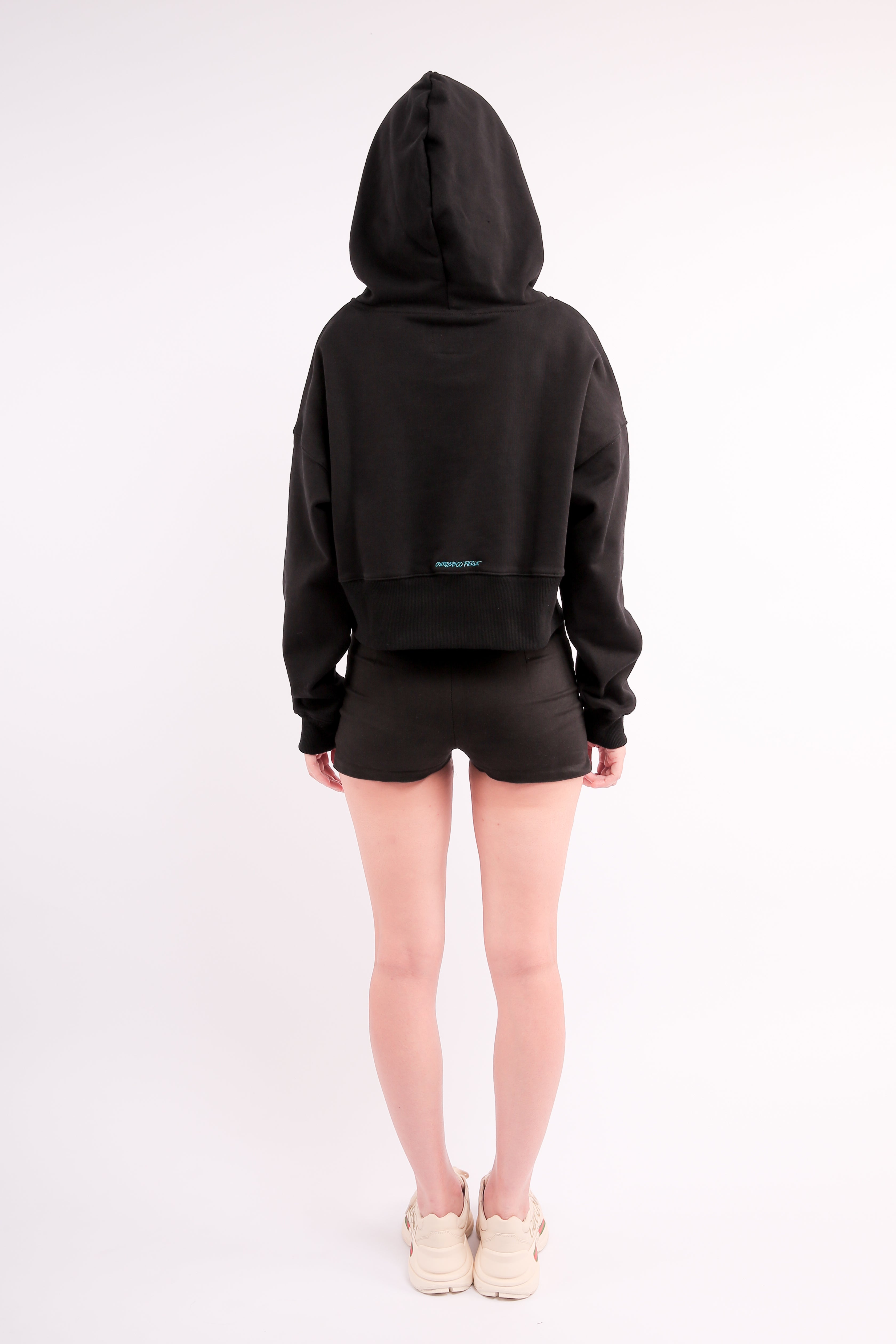 CHERRY DISCOTHEQUE - FLASHDANCE CROP HOODIE