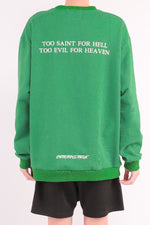 Load image into Gallery viewer, CHERRY DISCOTHEQUE - TOO SAINT SWEATER IN EMERALD GREEN
