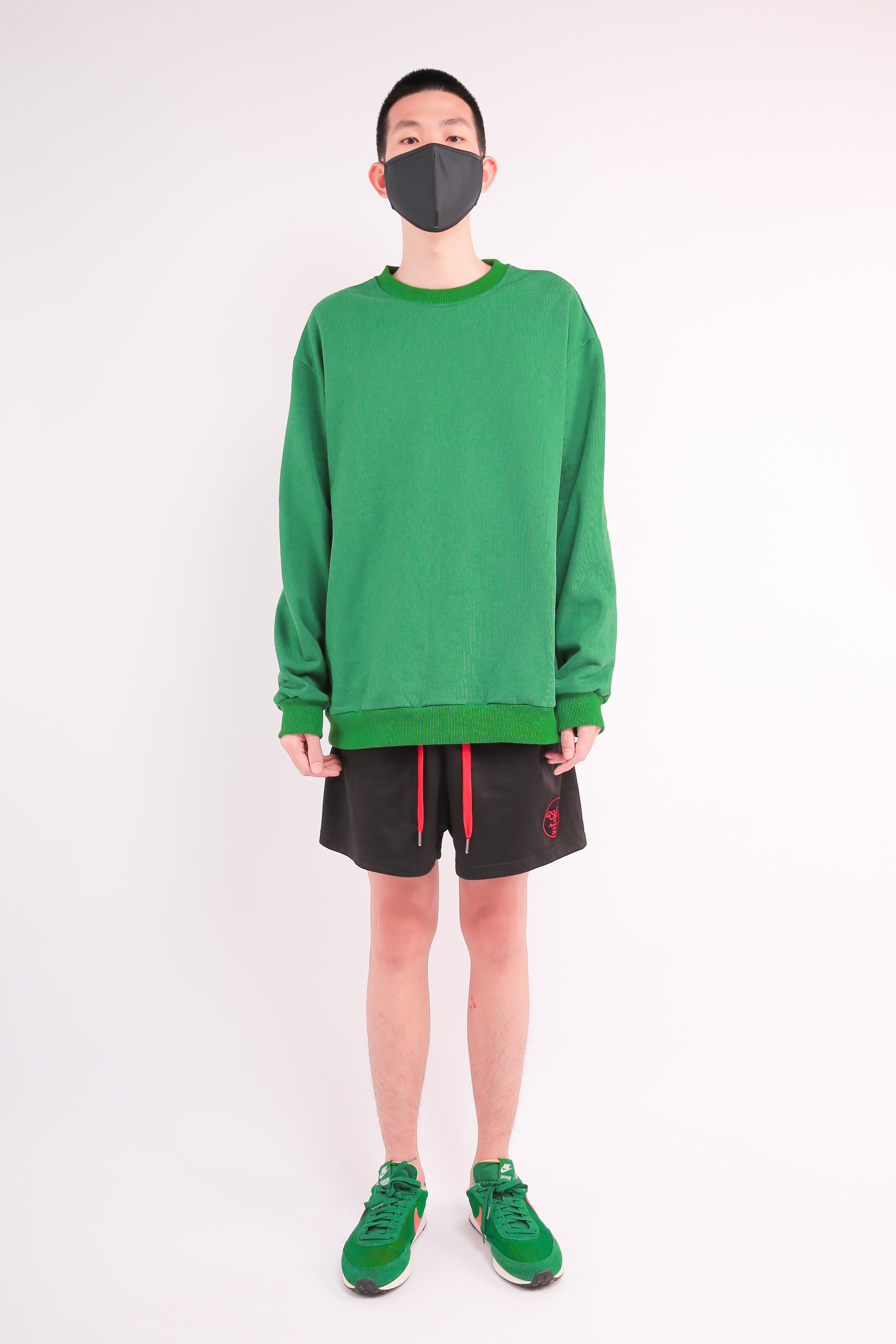 CHERRY DISCOTHEQUE - TOO SAINT SWEATER IN EMERALD GREEN