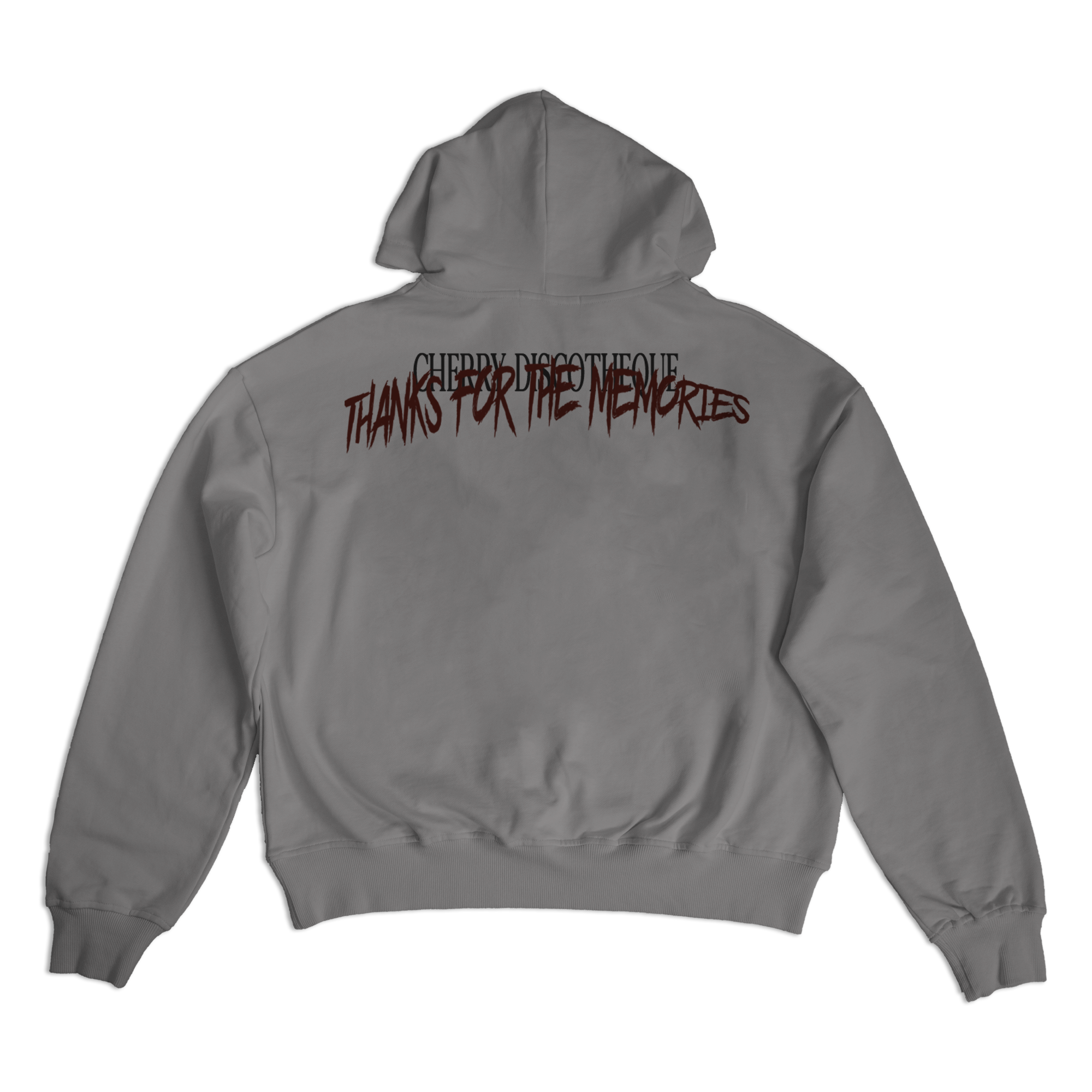 THANK FOR THE MEMORIES HOODIE IN GREY