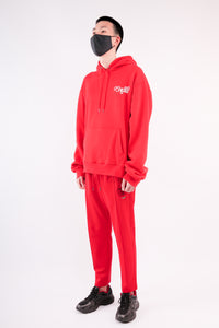 CHERRY DISCOTHEQUE - JOGGER PANTS IN RED