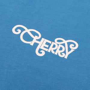 CHERRY DISCOTHEQUE - BIG BOY CUT NASA TEE IN COBALT BLUE