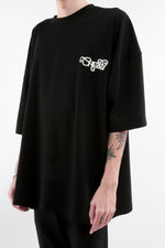 Load image into Gallery viewer, CHERRY DISCOTHEQUE - BIG BOY CUT TOUR TEE IN ONYX
