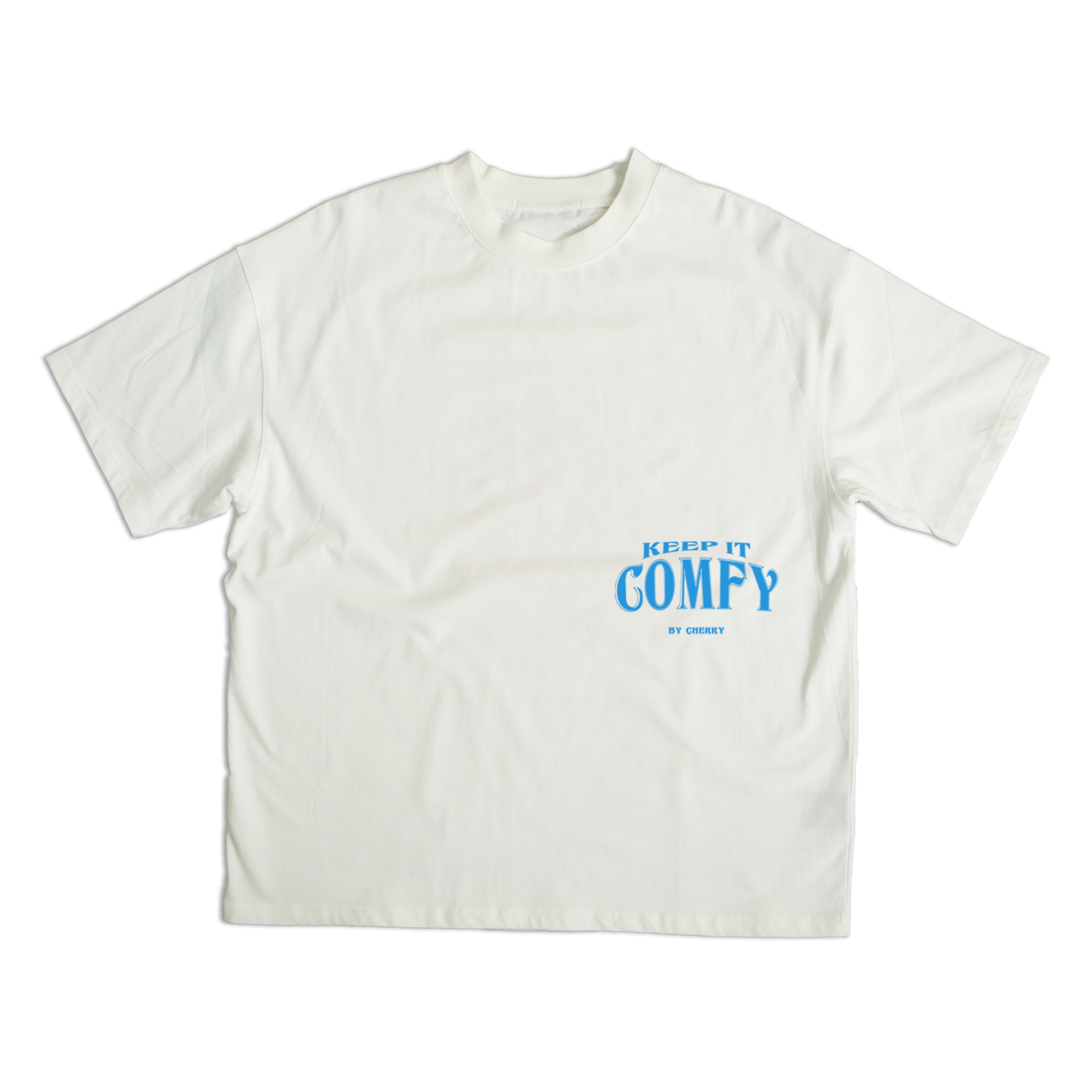 KEEP IT COMFY VOL.2 TEE IN WHITE