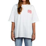Load image into Gallery viewer, SUPER CHERRY AFFAIR TEE IN WHITE
