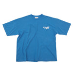 Load image into Gallery viewer, CHERRY DISCOTHEQUE - BIG BOY CUT NASA TEE IN COBALT BLUE
